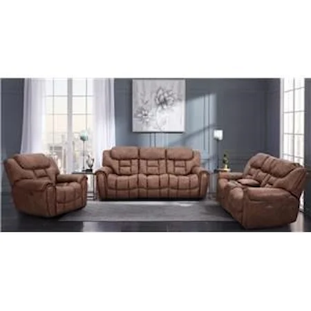 3 Piece Reclining Living Room